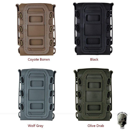 5.56mm 7.62mm Molle Pistol Mag Tactical Magazine Pouch Holster Fastmag